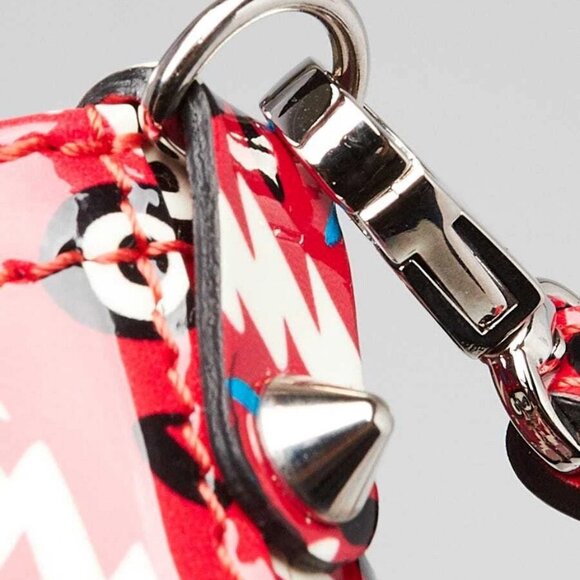 Christian Louboutin Red Patent Leather North/South Ginzana Cabata Mini Tote Bag - Picture 7 of 13